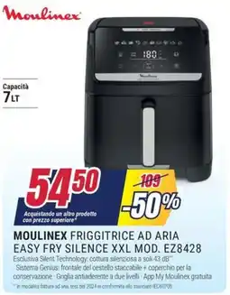 Trony MOULINEX FRIGGITRICE AD ARIA EASY FRY SILENCE XXL MOD. EZ8428 offerta