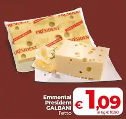 Coop Emmental President GALBANI offerta