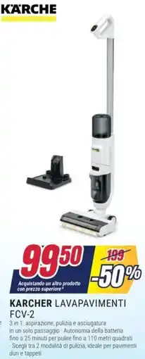 Trony KARCHER LAVAPAVIMENTI FCV-2 offerta