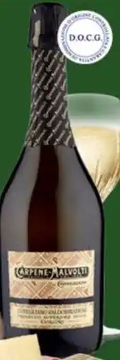 Coop Prosecco Conegliano Valdobbiadene Superiore DOCG CARPENÈ MALVONTI offerta