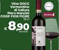 Coop Vino DOCG Vermentino di Gallura Piero Mancini COOP FIOR FIORE offerta