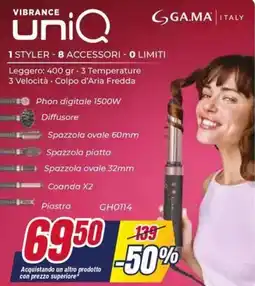 Trony Ga.ma italy vibrance uniq offerta