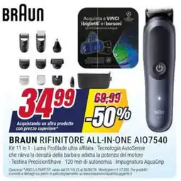 Trony BRAUN RIFINITORE ALL-IN-ONE A107540 offerta