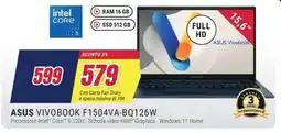 Trony ASUS VIVOBOOK F1504VA-BQ126W offerta