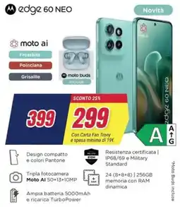 Trony motorola edge 60 NEO offerta