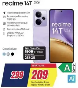 Trony realme 14T 5G offerta