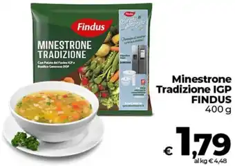 Coop Minestrone Tradizione IGP FINDUS offerta