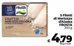Coop 5 Filetti di Merluzzo d'Alaska FROSTA offerta