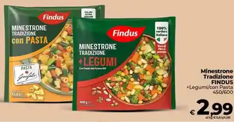 Coop Minestrone Tradizione FINDUS offerta
