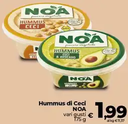 Coop Hummus di Ceci NOA offerta