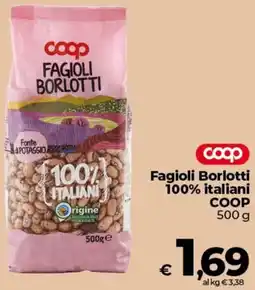 Coop Fagioli Borlotti 100% italiani COOP offerta