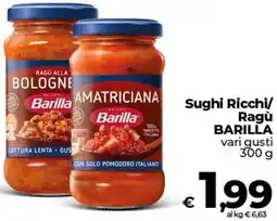 Coop Sughi Ricchi/ Ragù BARILLA offerta