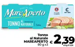 Coop Tonno al Naturale MAREAPERTO offerta