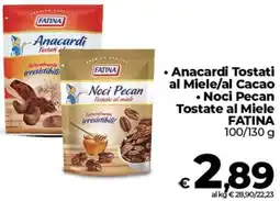 Coop Anacardi Tostati al Miele/al Cacao Noci Pecan Tostate al Miele FATINA offerta