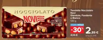 Carrefour Tavolette Nocciolato Novi offerta