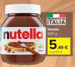 Carrefour Nutella offerta