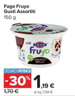 Carrefour Fage Fruyo Gusti Assortiti offerta