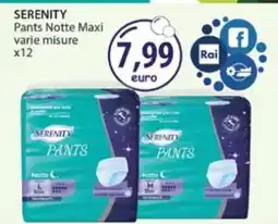 Acqua & Sapone SERENITY Pants Notte Maxi varie misure x12 offerta