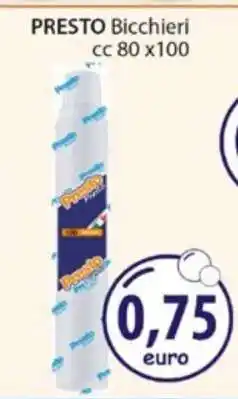 Acqua & Sapone PRESTO Bicchieri offerta