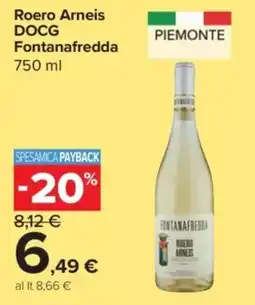 Carrefour Express Roero Arneis DOCG Fontanafredda offerta