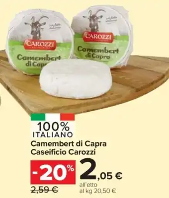 Camembert di Capra Caseificio Carozzi