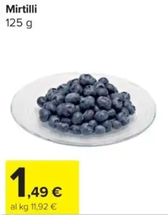 Carrefour Express Mirtilli offerta