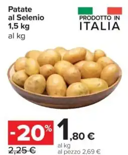 Carrefour Express Patate al Selenio offerta