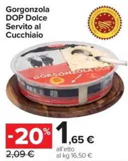 Carrefour Express Gorgonzola DOP Dolce Servito al Cucchiaio offerta