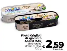 Coop Filetti Grigliati di sgombro AS DO MAR al naturale/ all'olio di oliva offerta