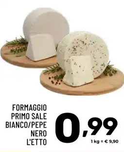 Il Centesimo Formaggio primo sale bianco/pepe nero offerta