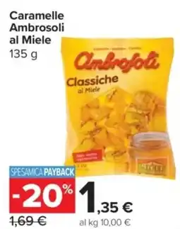 Carrefour Express Caramelle Ambrosoli al Miele offerta