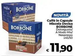Coop Caffè in Capsule Miscela Decisa BORBONE Dolcegusto/ A Modo Mio/ Nespresso offerta
