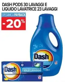 Carrefour Express Dash pods e liquido lavatrice offerta