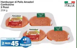 Carrefour Express Hamburger di Pollo Amadori Confezione offerta