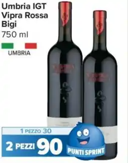 Carrefour Express Umbria IGT Vipra Rossa Bigi offerta