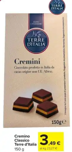 Carrefour Express Cremino Classico Terre d'Italia offerta