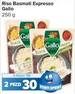 Carrefour Express Riso Basmati Expresso Gallo offerta