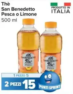 Carrefour Express Thè San Benedetto Pesca o Limone offerta