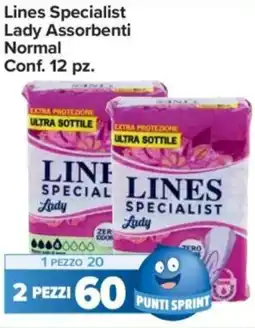 Carrefour Express Lines Specialist Lady Assorbenti Normal offerta