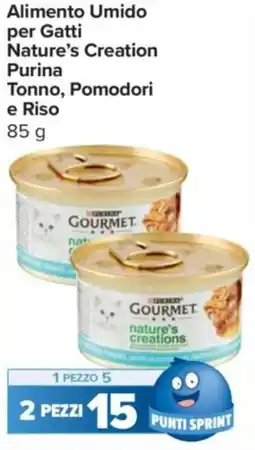 Carrefour Express Alimento Umido per Gatti Purina Tonno, Pomodori e Riso offerta