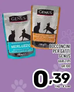 Il Centesimo Bocconcini per gatti genus offerta