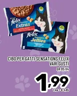 Il Centesimo Cibo per gatti sensations felix offerta