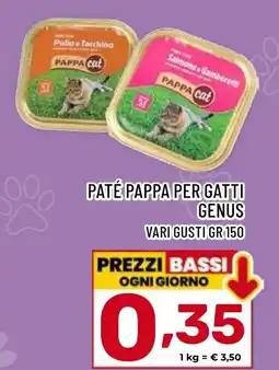 Il Centesimo Paté pappa per gatti genus offerta