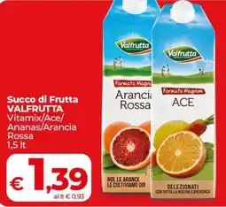 Coop Succo di Frutta VALFRUTTA Vitamix/Ace/ Ananas/Arancia Rossa offerta
