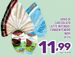 Il Centesimo Uovo di cioccolato latte intenso/ fondentenero NOVI offerta