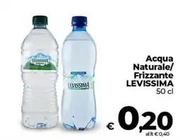 Coop Acqua Naturale/ Frizzante LEVISSIMA offerta
