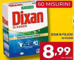 Il Centesimo Dixan in polvere offerta