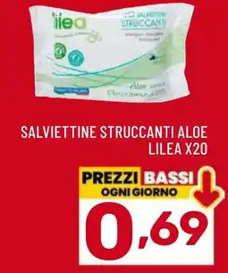 Il Centesimo Salviettine struccanti aloe lilea x20 offerta