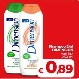 Coop Shampoo 2in1 DIMENSION offerta