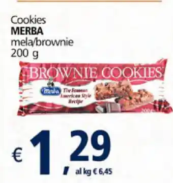 Merba Cookies mela/brownie 200g